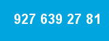 927 639 27 81 927 639 27 81